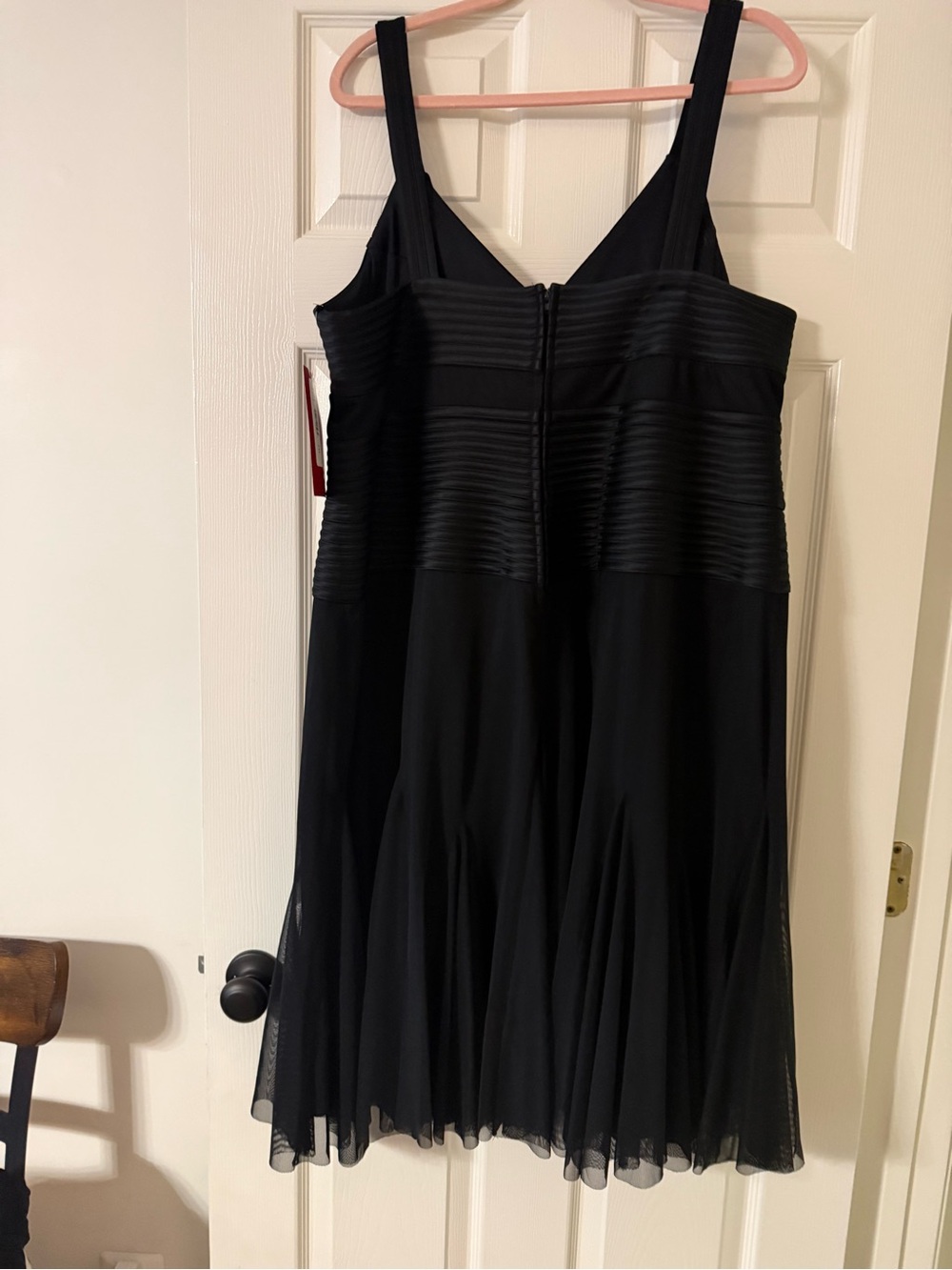 Black Sleeveless A-Line Dress